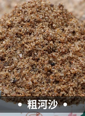 山东天然粗河沙多肉铺面石拌土细沙子颗粒养花种植花用河砂鱼缸底