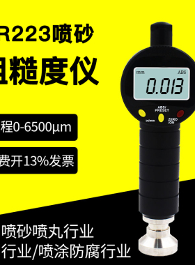 北京时代TR223喷丸表面粗糙度仪锚纹/喷砂防腐检测砂目仪光泽度仪