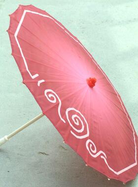 SKY新款红色祥云光遇爱心出COS毕业季雨伞仿古风道具伞游戏周边伞