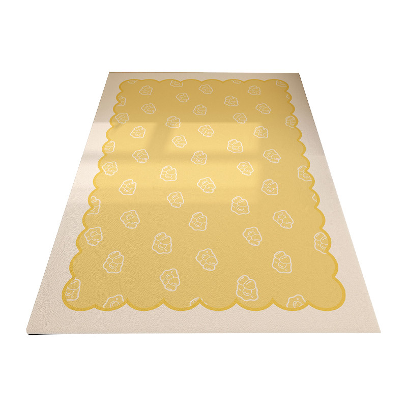 Cream style kitchen floor mat diatom mud water-absorbent non-slip foot mat household oil-proof and stain-resistant wipeable no-wash carpet