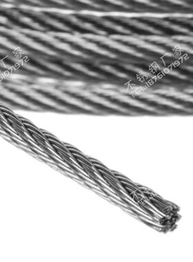 正宗304不锈钢软细钢丝绳1.5mm2.5mm3mm4mm5-6mm8mm10mm晾衣架绳