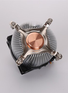 AVC 超静音CPU散热器 AMD纯铝CPU散热风扇 8cm铜芯cpu风扇