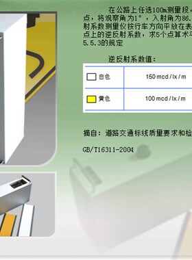 北京爱瑞通交通FB-94型 逆反射标 路面反光标线 发光系数 测量仪