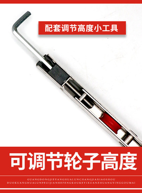 塑钢门窗塑钢拉门长条滑轮移门滚轮门窗不锈钢外壳轴承轮