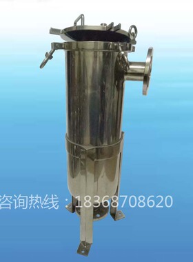 304不锈钢袋式过滤器井水河水大型工业化工污水柴油无纺布袋过滤