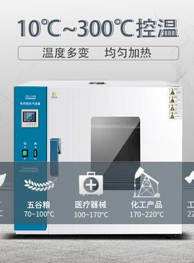 电热鼓风干燥箱恒温箱烘箱实验室烘干箱机工业用高烤箱qs认证设备