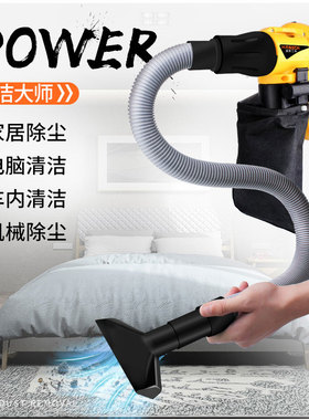 鼓风机吹树叶吹风机手提式大功率吹雪清灰电动工业用除尘220v强力