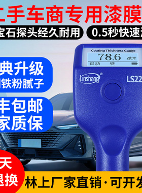 林上LS220漆膜仪二手汽车漆面检测仪高精度镀锌测漆仪涂层测厚仪
