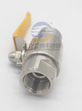 SA高压球阀 304不锈钢气源球阀双内丝内螺纹直通广式球阀Q11F-64P