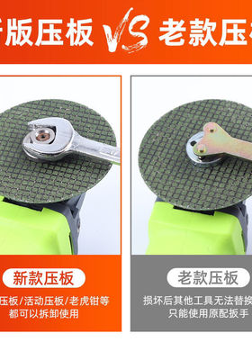 100型不锈钢角磨机六角压片通用新款扳手高硬度螺母螺丝改装配件