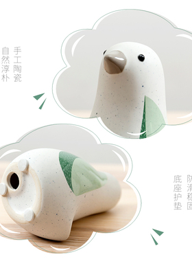 森系可爱陶瓷小鸟客厅电视柜背景墙桌面小摆件玄关卧室家居装饰品