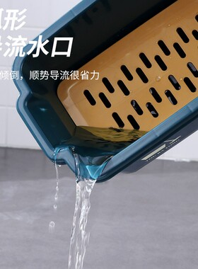 拖把桶长方形家用塑料水桶洗涮拖布桶拖地墩布桶可排水海绵单卖桶