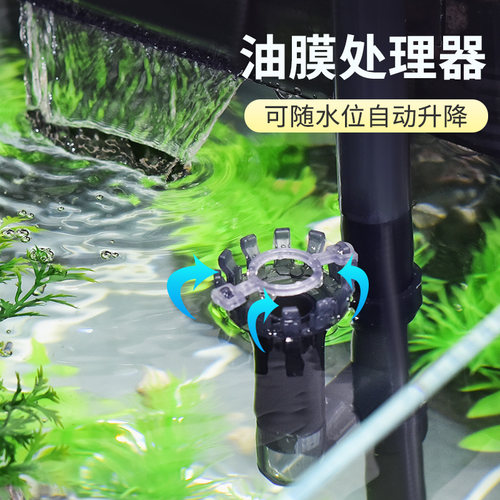 静音外置壁挂式鱼缸过滤器 三合一净水循环泵 瀑布过滤设备小型鱼 - 图2