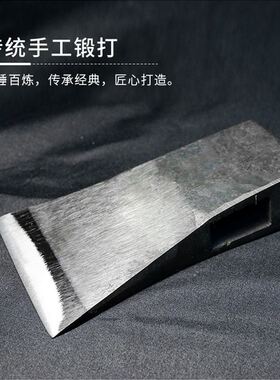 新款轨道钢锻打斧头家用砍柴精钢劈柴农村砍树全钢木工专用斧子