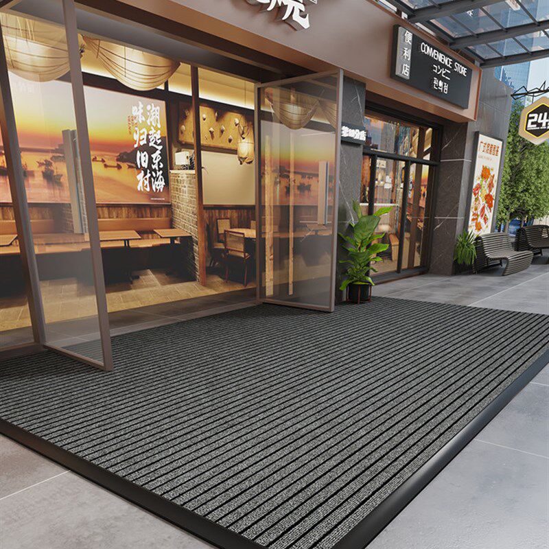 Commercial door mat customization company hotel office door non-slip dustproof foot mat absorbs water and scrapes mud carpet