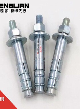 后扩底机械锚栓8.8膨胀螺丝单双管后切式重型锚栓M10M12M16M20M24
