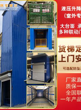 安徽合肥液压升降平台井道专用单双导轨升降货梯电动升降机可定制