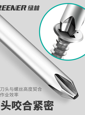 绿林十字批头电动特级套装磁性强磁螺丝刀超硬工业披风高硬度六角