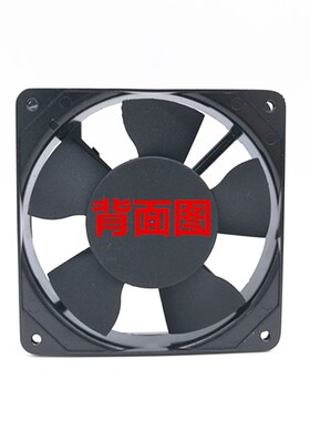 12025轴流风机ac220V DC24v 12v 12cm散热风扇全铜2122HBL厚2.5cm