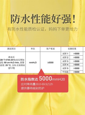 二十不惑石头同款小黄鸭斗篷式鸭子大人宝宝儿童飞碟雨衣雨帽雨披