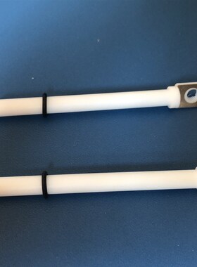 JJ110铂片电极夹 聚四氟Pt工作电极夹 导电性好耐腐蚀纯铂可开票
