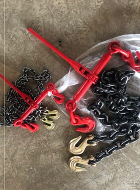 双钩拉紧器G80锰钢链条收紧器大车板车运输捆绑用棘轮杠杆钢铰链