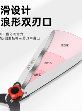 园林草坪修枝剪伸缩大剪刀花木树枝果树绿篱剪篱笆剪园艺工具家用