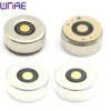 Round smart ring magnetic charging compartment with Android type-c ring charging interface male and female connector