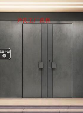 入户子母门防爆铸铝门别墅大门双门防盗门进户铜门工程门定厂家