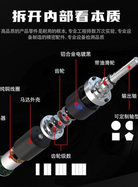3650微型无刷直流减速电机12v24v行星齿轮大扭力马达低速小型电机