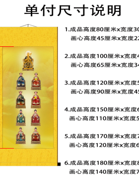 五大家像中式客厅玄关挂画神仙画像黑妈妈胡黄蟒常三太爷奶卷轴画