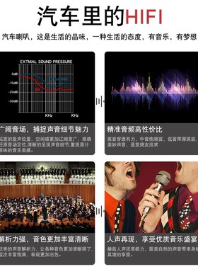 适用解放j6p音响喇叭改装jh6小j6l货车青岛车门卧铺低音炮扬声器