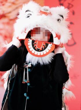 舞台醒狮表演可眨眼醒狮头服装全套幼儿园活动传统文化舞狮狮子头