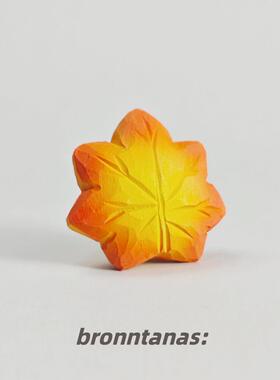 木雕小枫叶桌面小摆件秋叶落叶秋季限定木雕装饰情绪稳定神器礼物