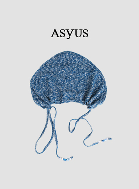 ASYUS设计师品牌 冬季复古优雅花型艺术感屁帘