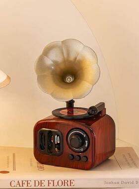 复古留声机八音盒怀旧摆件家居玄关客厅电视柜酒柜房间改造小物件