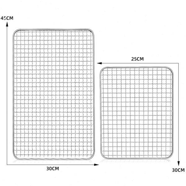 Stainless steel barbecue mesh barbecue accessories oven grill mesh barbecue appliances grill special grill mesh