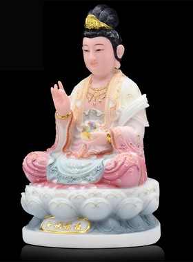 包邮女娲娘娘神像汉白玉补天娲皇大地之母女阴娘娘12寸16家用供奉
