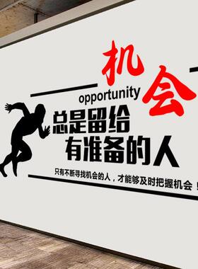 企办公室励志标语墙贴销售公司团队员工激BG2-0037励字业文化背景