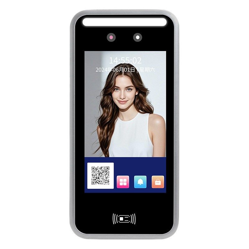 Waterproof dynamic face recognition access control system all-in-one facial brush face attendance electronically controlled magnetic lock access control set