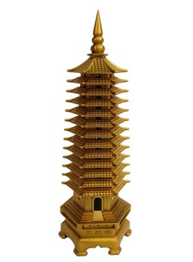 铜文昌塔摆件纯铜7层9层13层塔纯铜九层七层十三层塔宝塔书房
