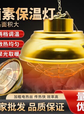德国品质养殖卤素保温灯兽用取暖灯节能可调温度育雏加热灯仔猪设
