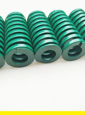 绿色弹簧 模具压簧 日标扁线矩形 高强度TH重负荷 五金冲压 65MN