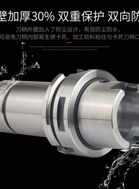 HSK63A ER16/20/25/32/40 100/160L加工中心高精度高速刀柄铣刀柄