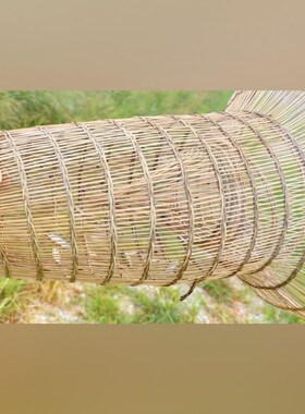 手工倒须喇叭口竹编鱼篓泥鳅黄鳝笼怀旧装饰农家送礼(中号)天然