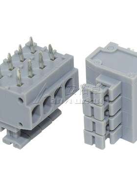 KF235-3.81-2P 3P 4 5 6 8P弹簧式PCB接线端子3.81mm间距250V/10A