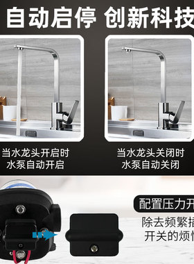 FL系列电动隔膜泵12V24V直流自吸水泵抽洗衣液洗洁精灌装机增压泵