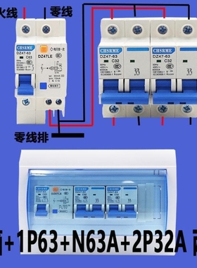 塑料暗装明装5-8回路照明家用小型配电箱强电空气开关盒pz30空开