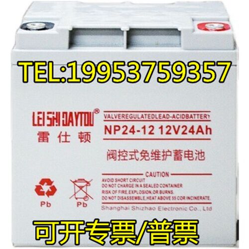 LEISHIDAYTOU雷仕顿蓄电池NP7-12 7AH17AH24AH38AH40AH65AH100AH - 图1