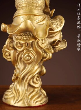 纯黄铜齐天大圣摆件生肖猴铜猴孙悟空家用客厅玄关装饰办公室礼品
